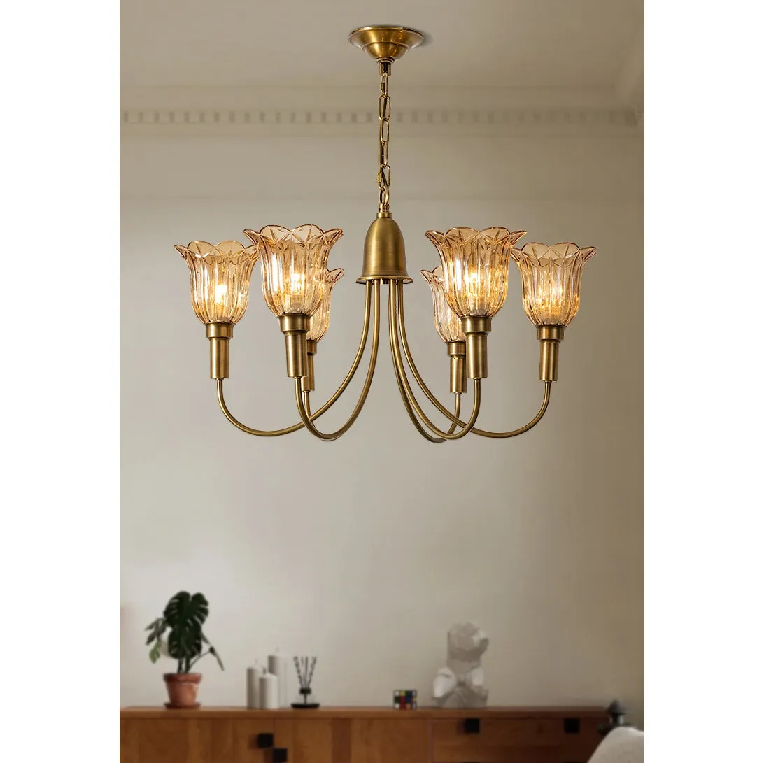 Columbia Brass Chandelier D505