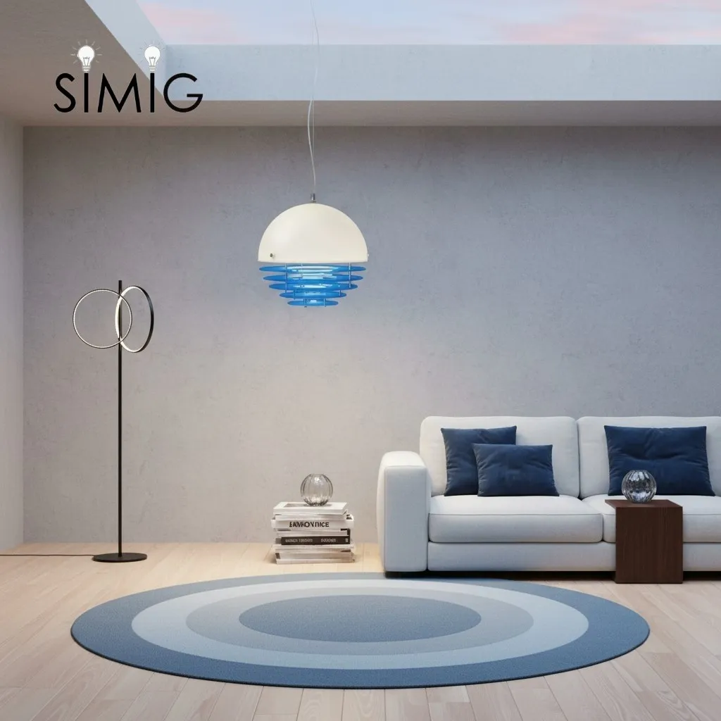 Bauhaus Sunset Ambient Pendant Lamp - Glass Acrylic Pendant Lamp S192