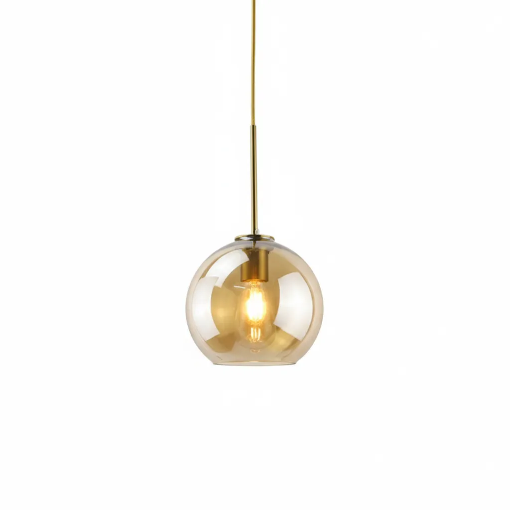Solara Nordic Spherical Glass Pendant Light D943
