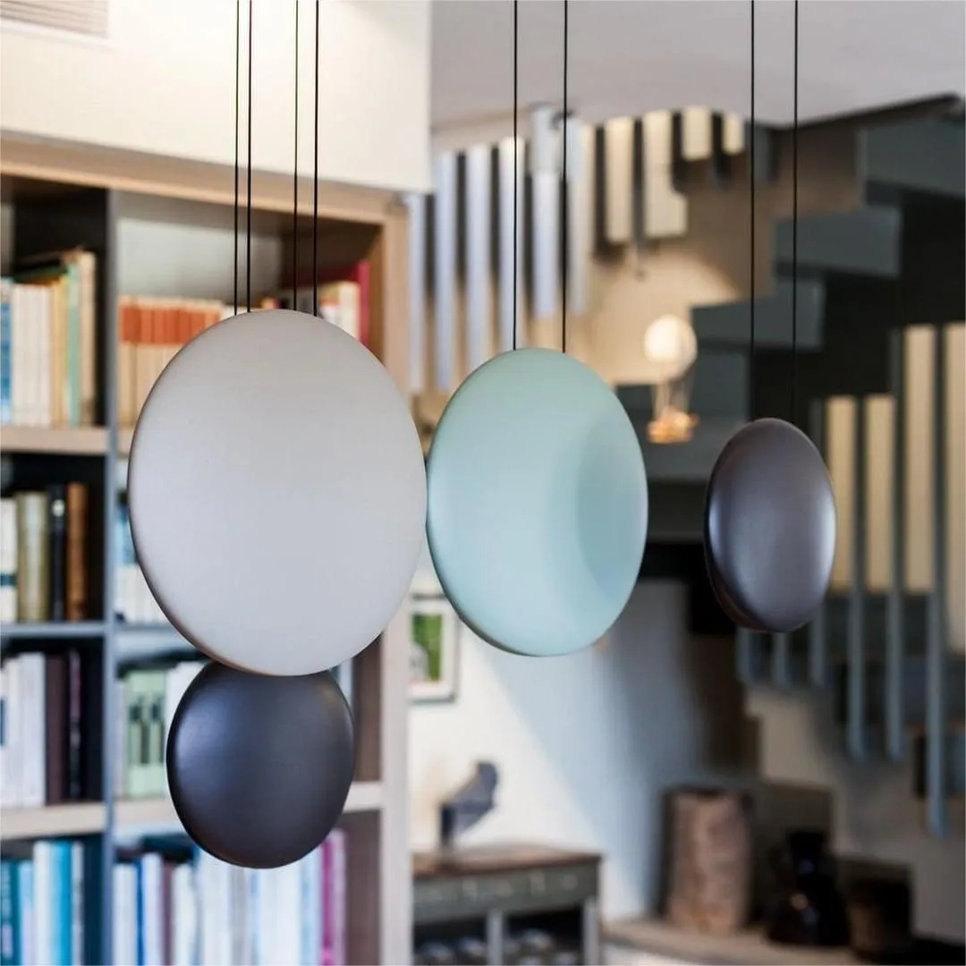Modern Flattened Cosmos Pendant Light