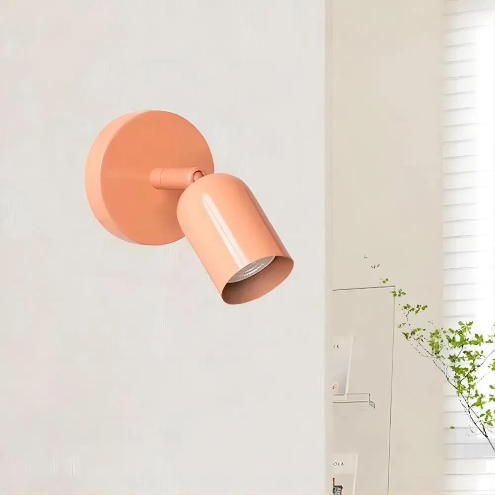 Modern Cylinder Rotatable Macaron Wall Light S135
