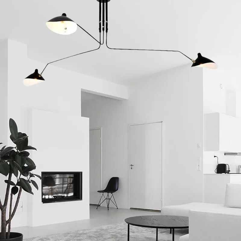 Industrial Adjustable Multi Arm Ceiling Light S17