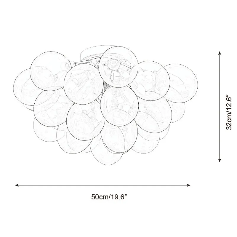 Bubbly Ceiling Lamp D303