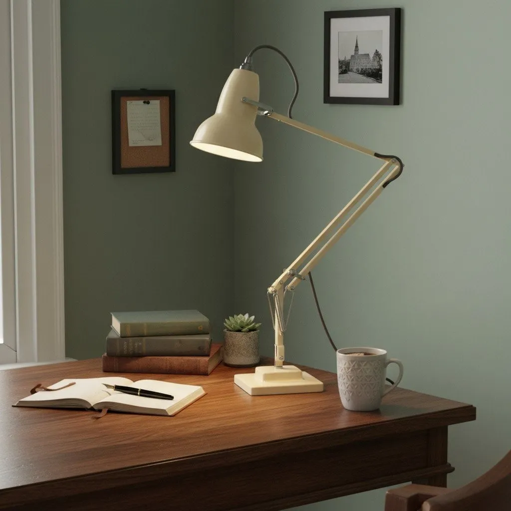 Modryx Vintage Adjustable Desk Lamp - Industrial Task Light for Home Offices T555