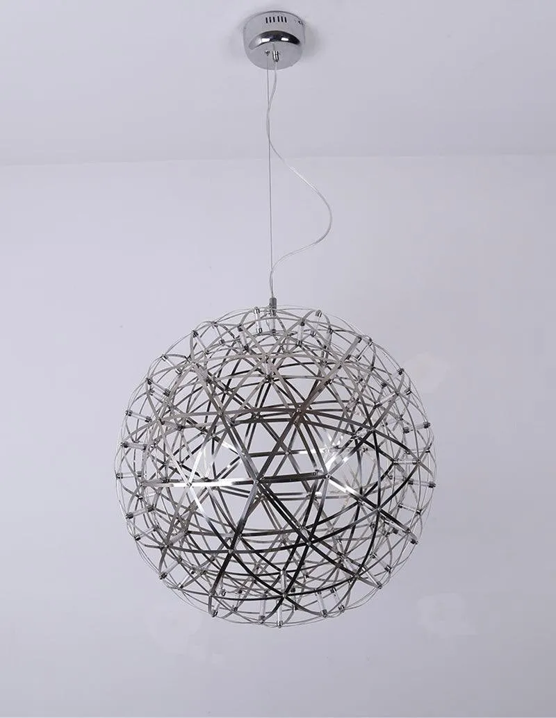 Silver Spark Ball Pendant Light T204