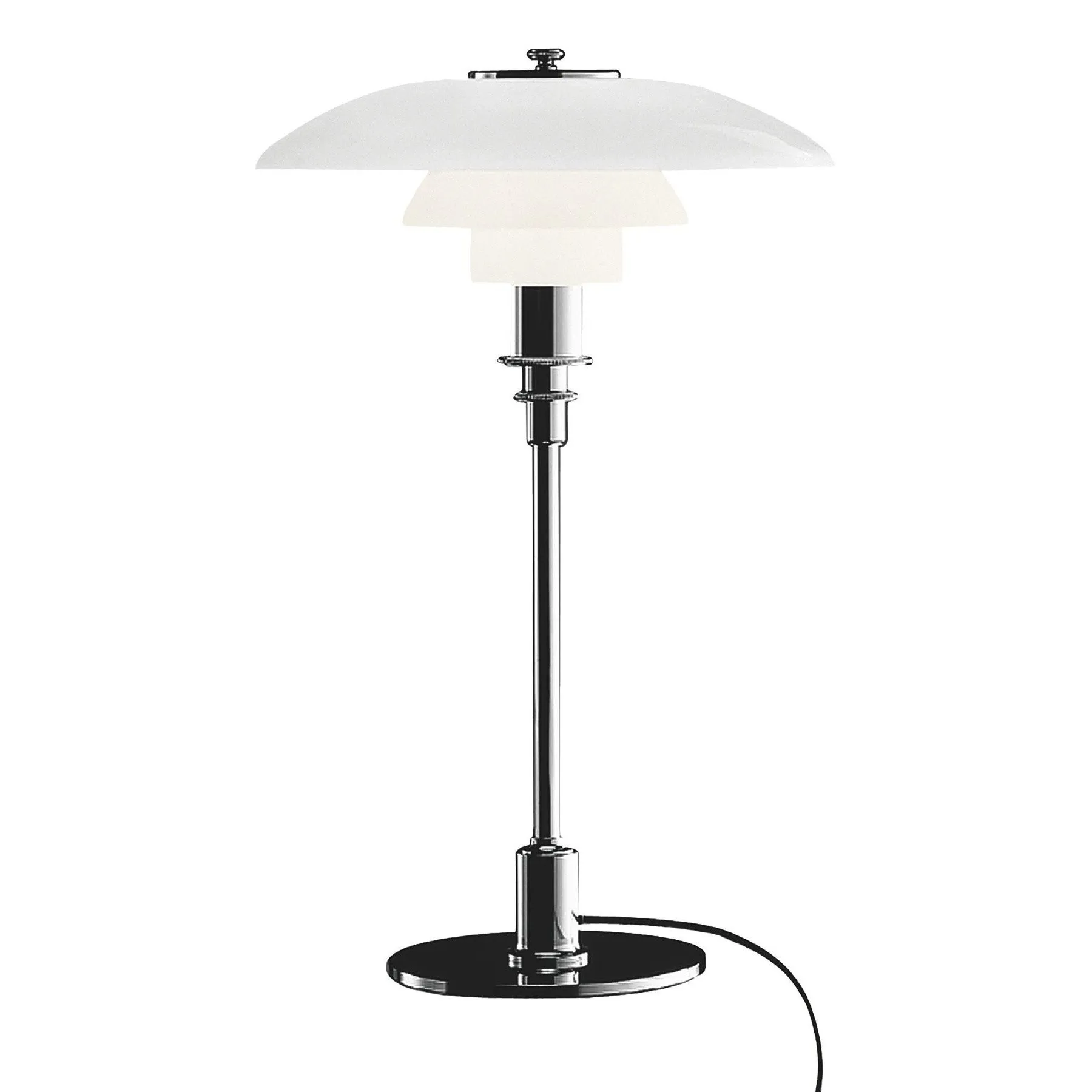 Danish Disc Multilayer Metal Table Lamp
