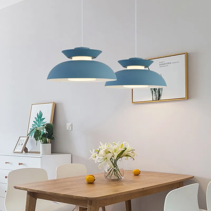 Nordic Macaron Flying Saucer Pendant Lamp S48