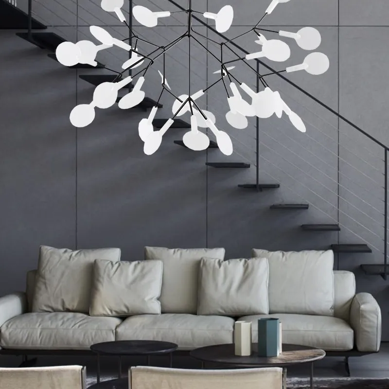 Scandinavian Branching LED Chandelier for Living Room