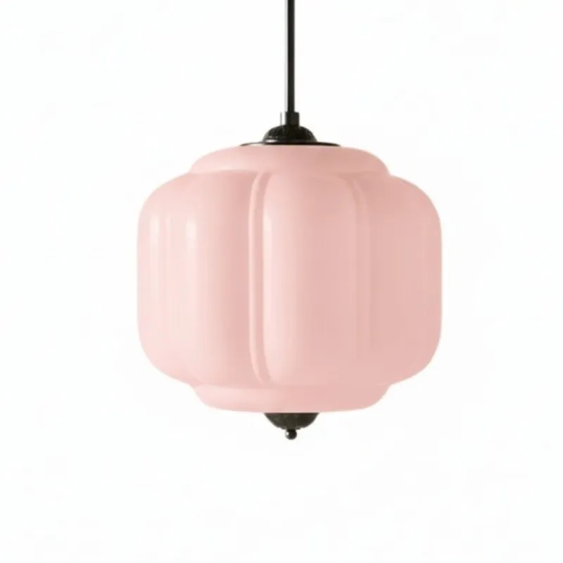 Vintage Cream Glass Pendant Light – Eloise Retro Chandelier S195
