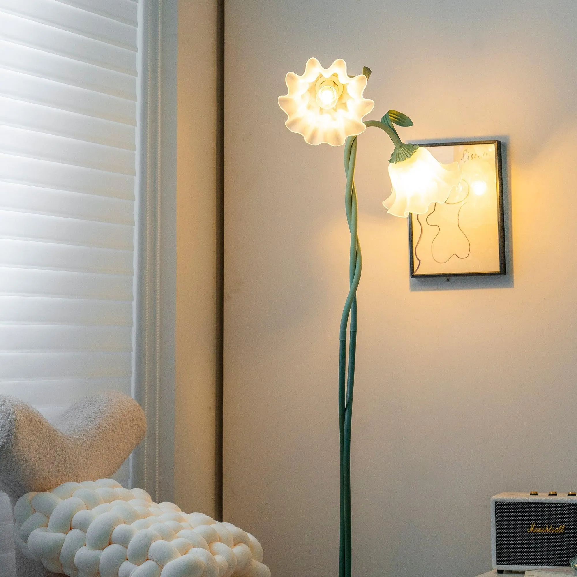 Creative Multi-Head Winding Flower Shape Floor Lamp M175