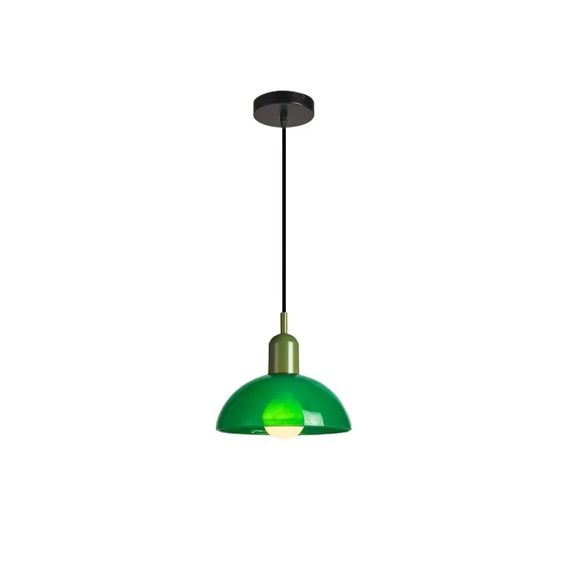Bauhaus Stained Bowl Glass Pendant Light S164