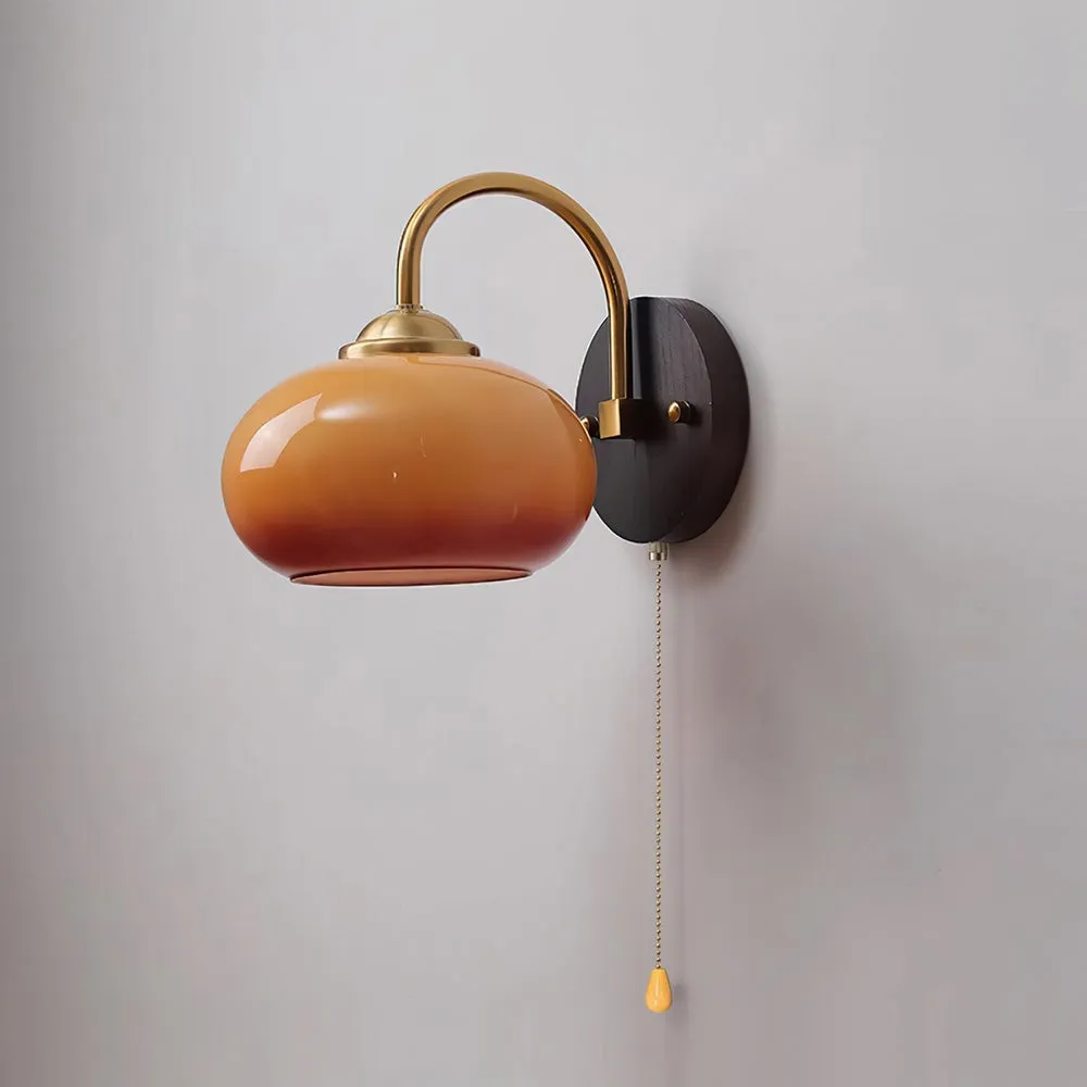 Cream Style Persimmon Wall Lamp P046