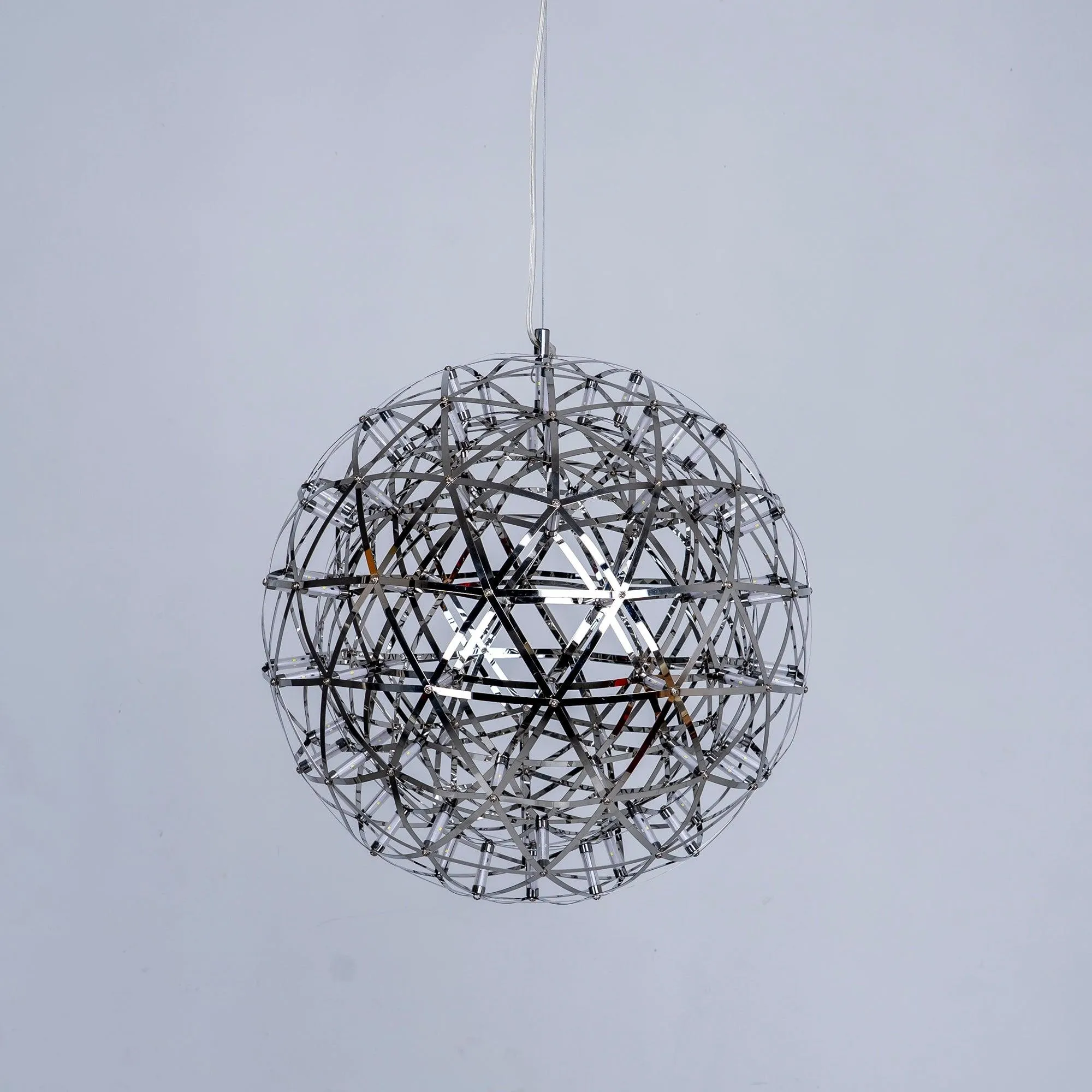 Silver Spark Ball Pendant Light T204