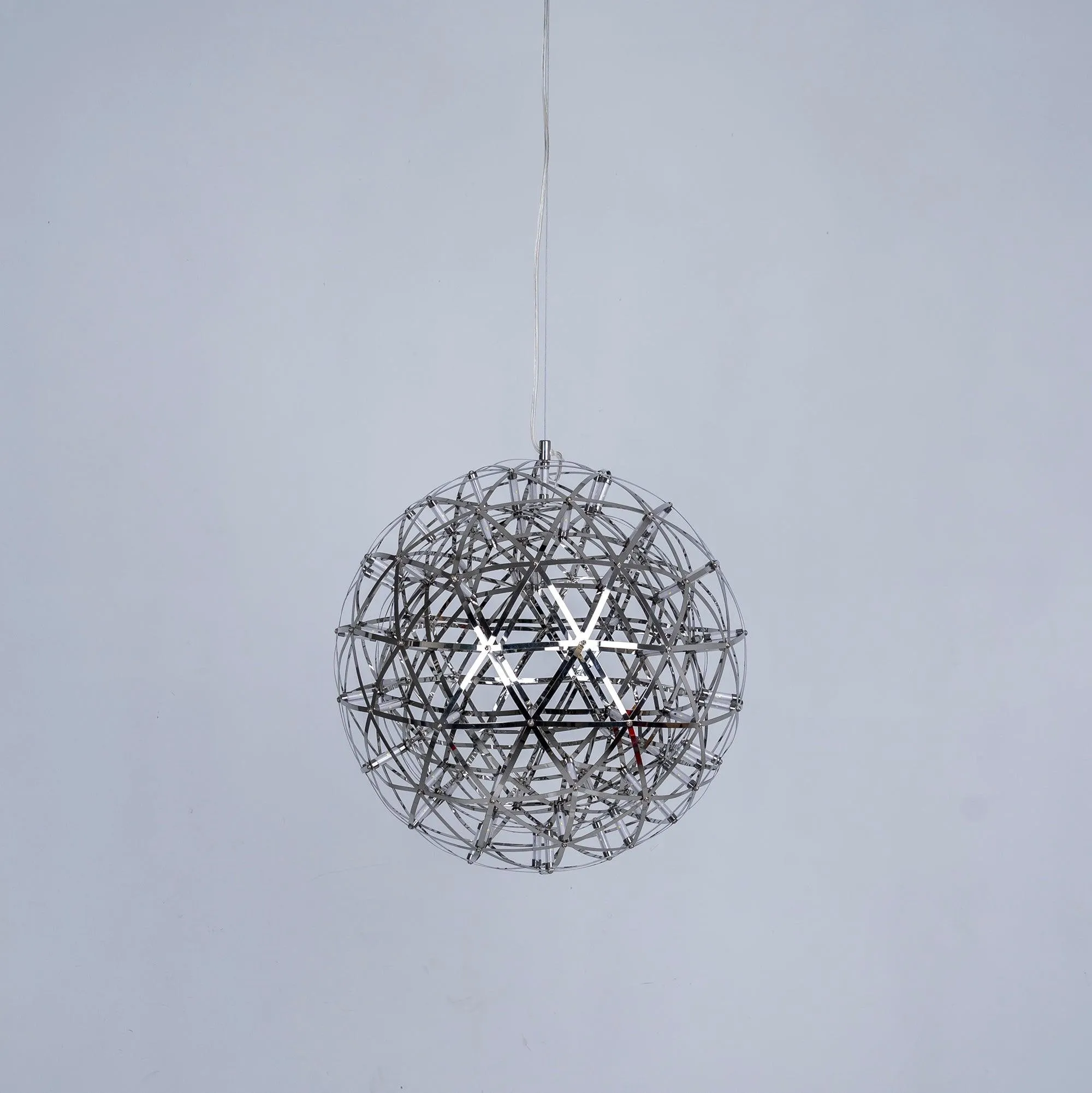 Silver Spark Ball Pendant Light T204