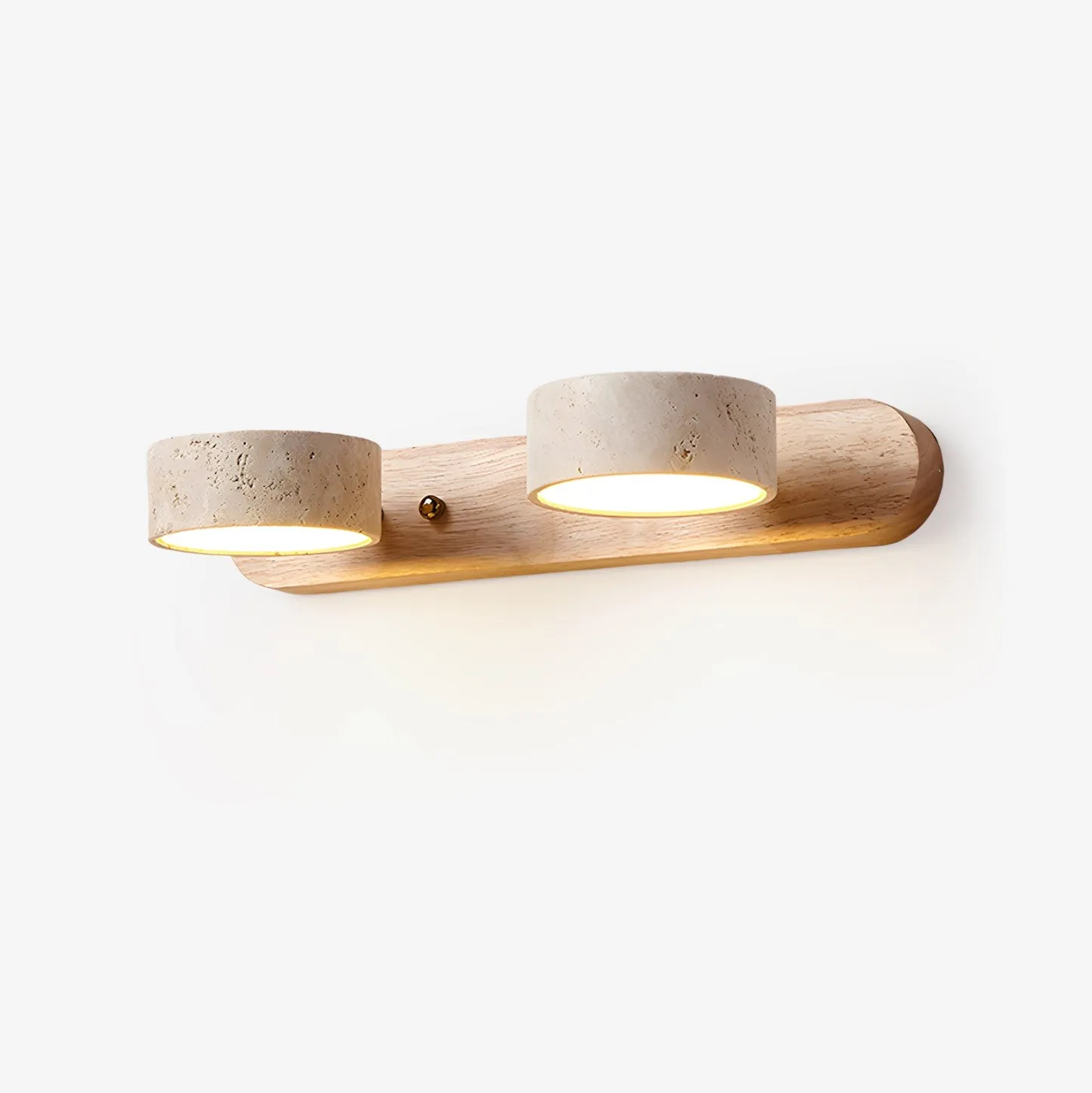 Natural Travertine Dual Wall Lamp G115