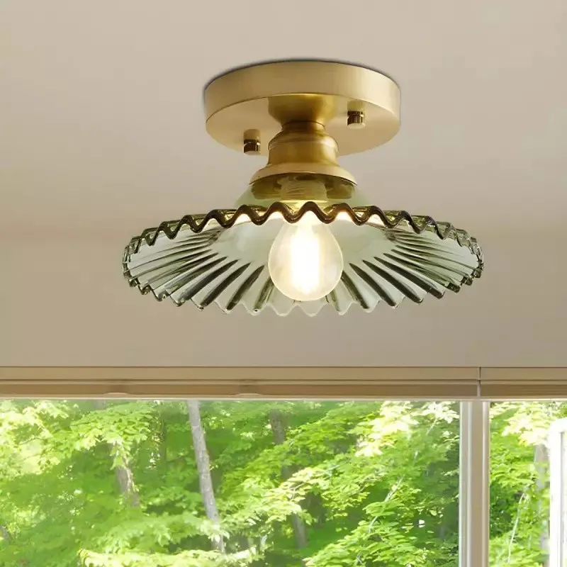 Japanese Retro Glass Ceiling Lamp S60