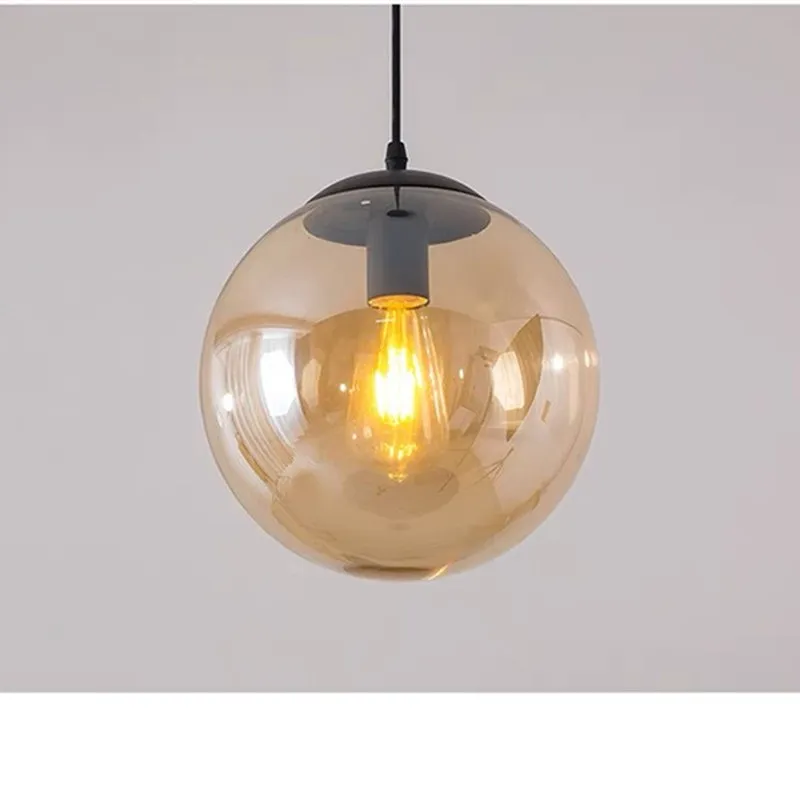 Glass Ball Pendant Light