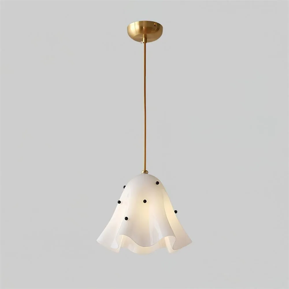 Bellina Artistic Glass Pendant Light - Modern Bloom Inspired Hanging Ceiling Lamp T279