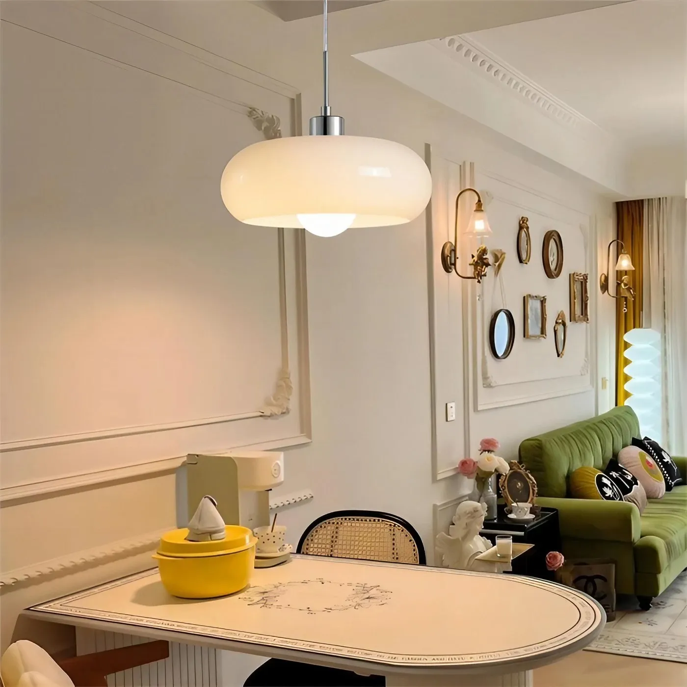 Nordic Bauhaus Glass Pendant Lamp S47