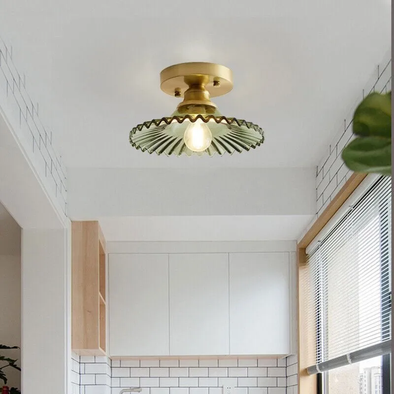 Japanese Retro Glass Ceiling Lamp S60