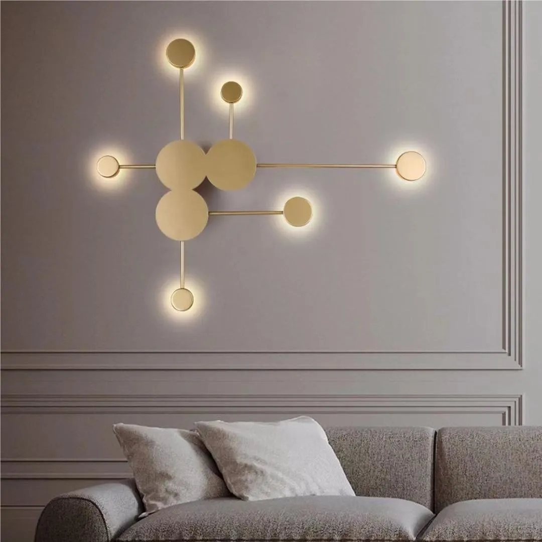 Modern Art Circle Linear LED Wall Light S102