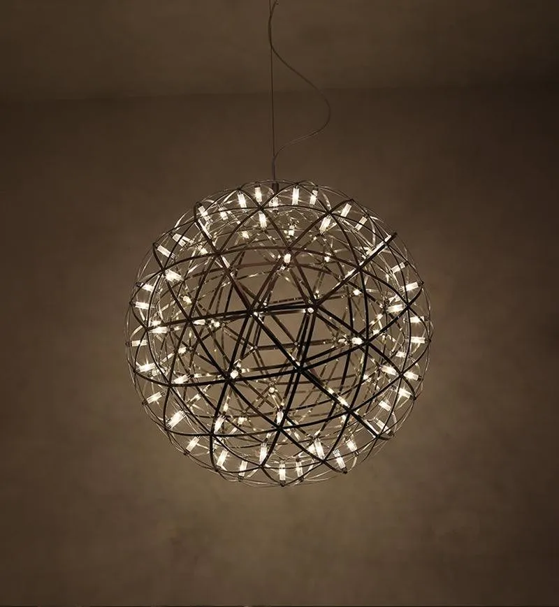 Silver Spark Ball Pendant Light T204