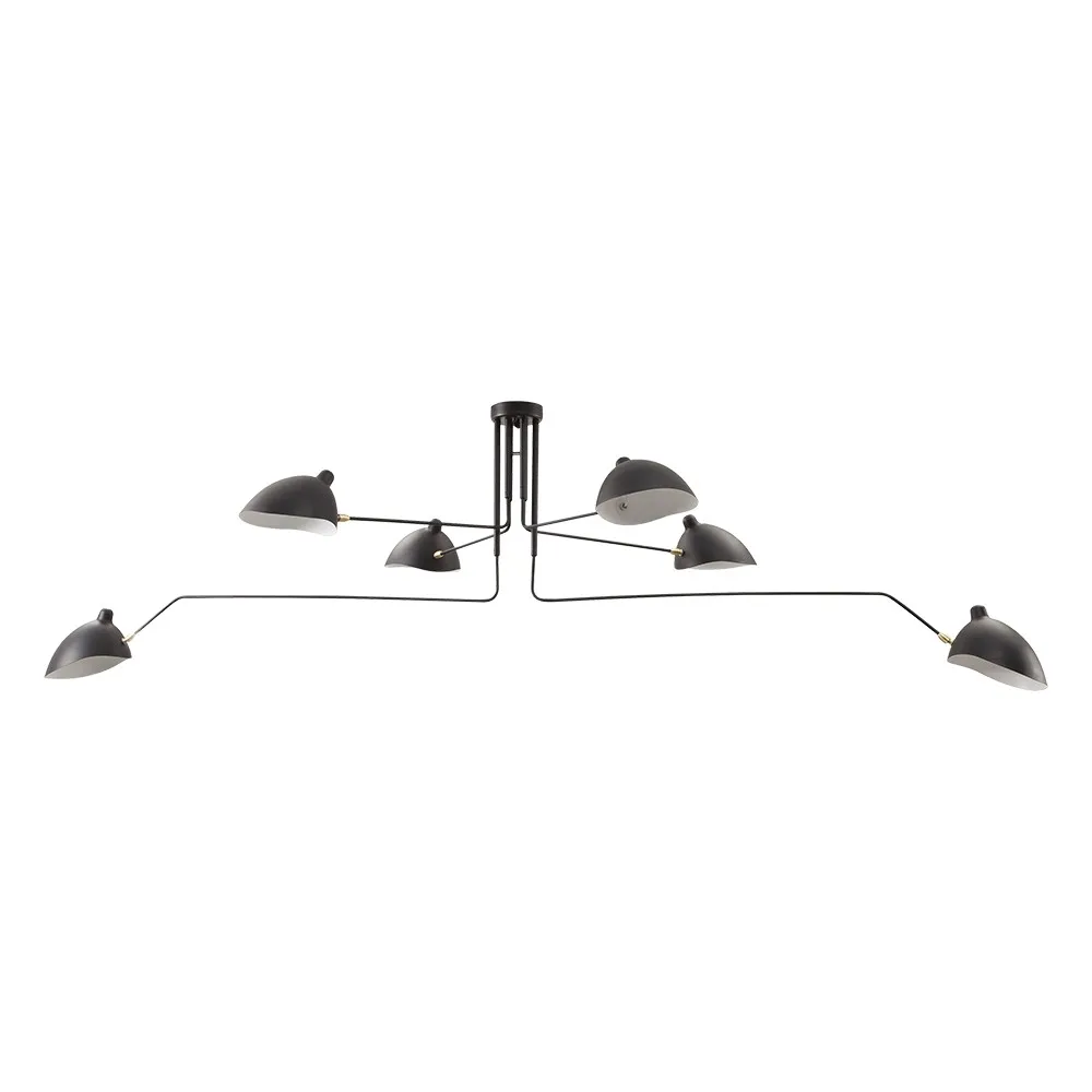 Industrial Adjustable Multi Arm Ceiling Light S17