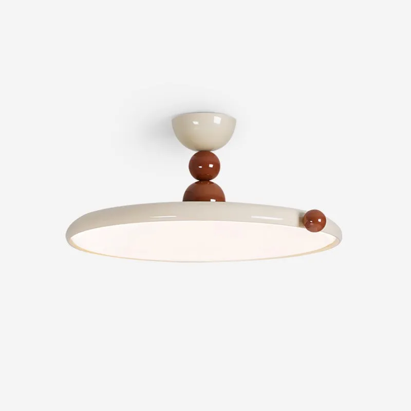French Style Retro Round Flying Disc Ceiling Lamp M235