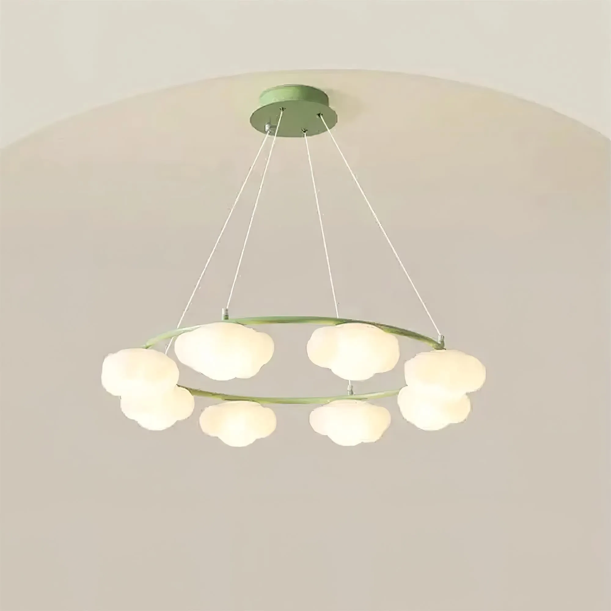 Cream Style Creative Personality Clouds Chandelier M322