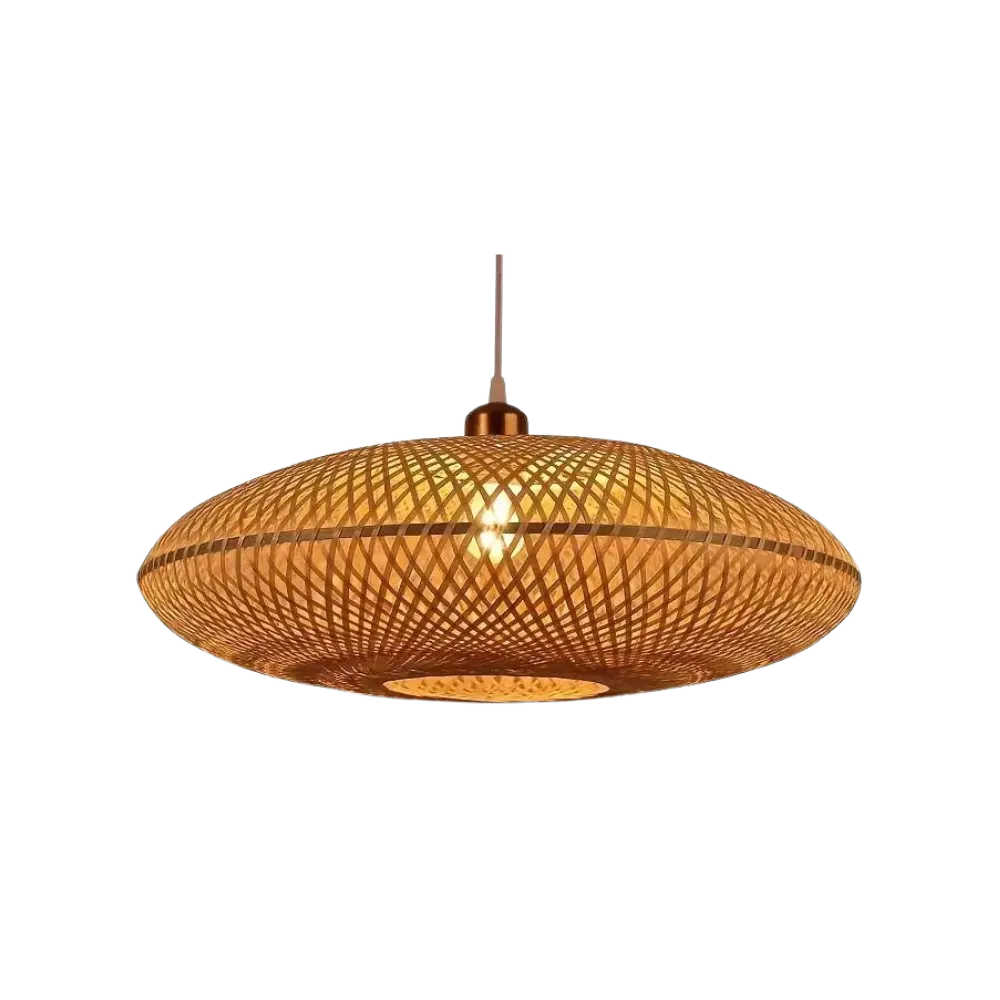 Treasure of the Dawn Bamboo Rattan Pendant Light D899