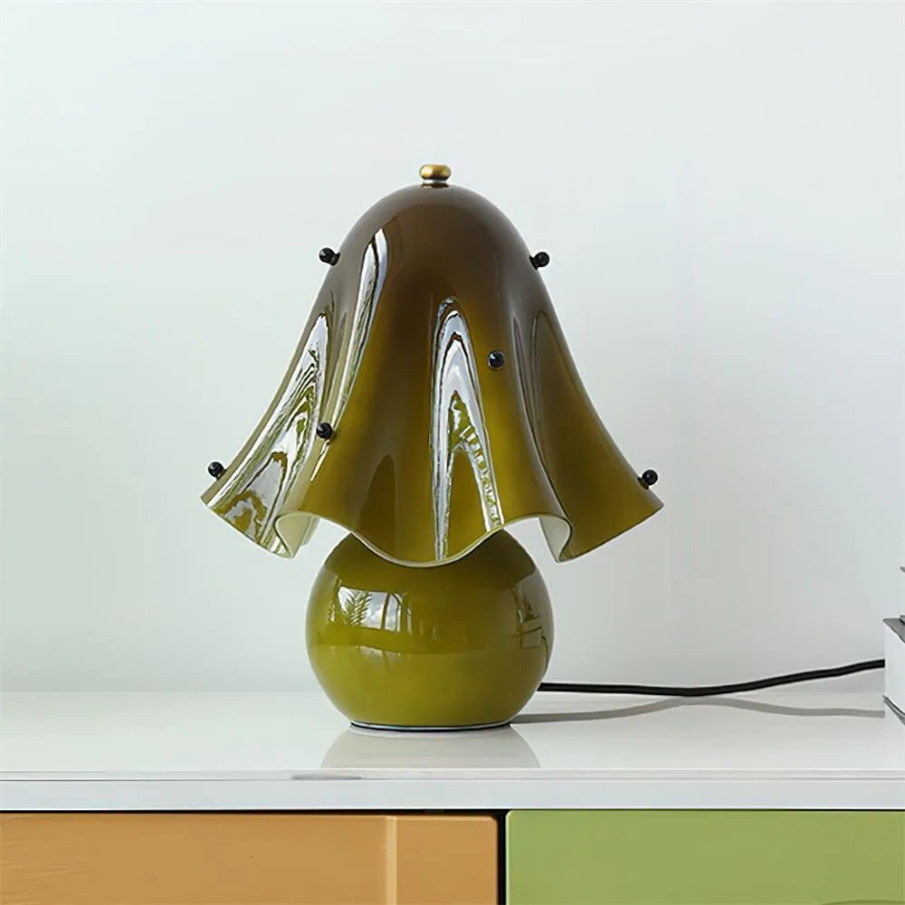 Bellina Decorative Table Lamp - Sculptural Bell Flower Shape T281