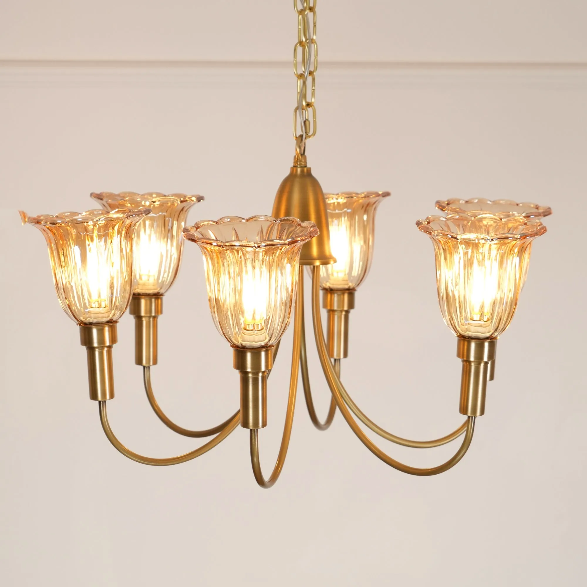 Columbia Brass Chandelier D505
