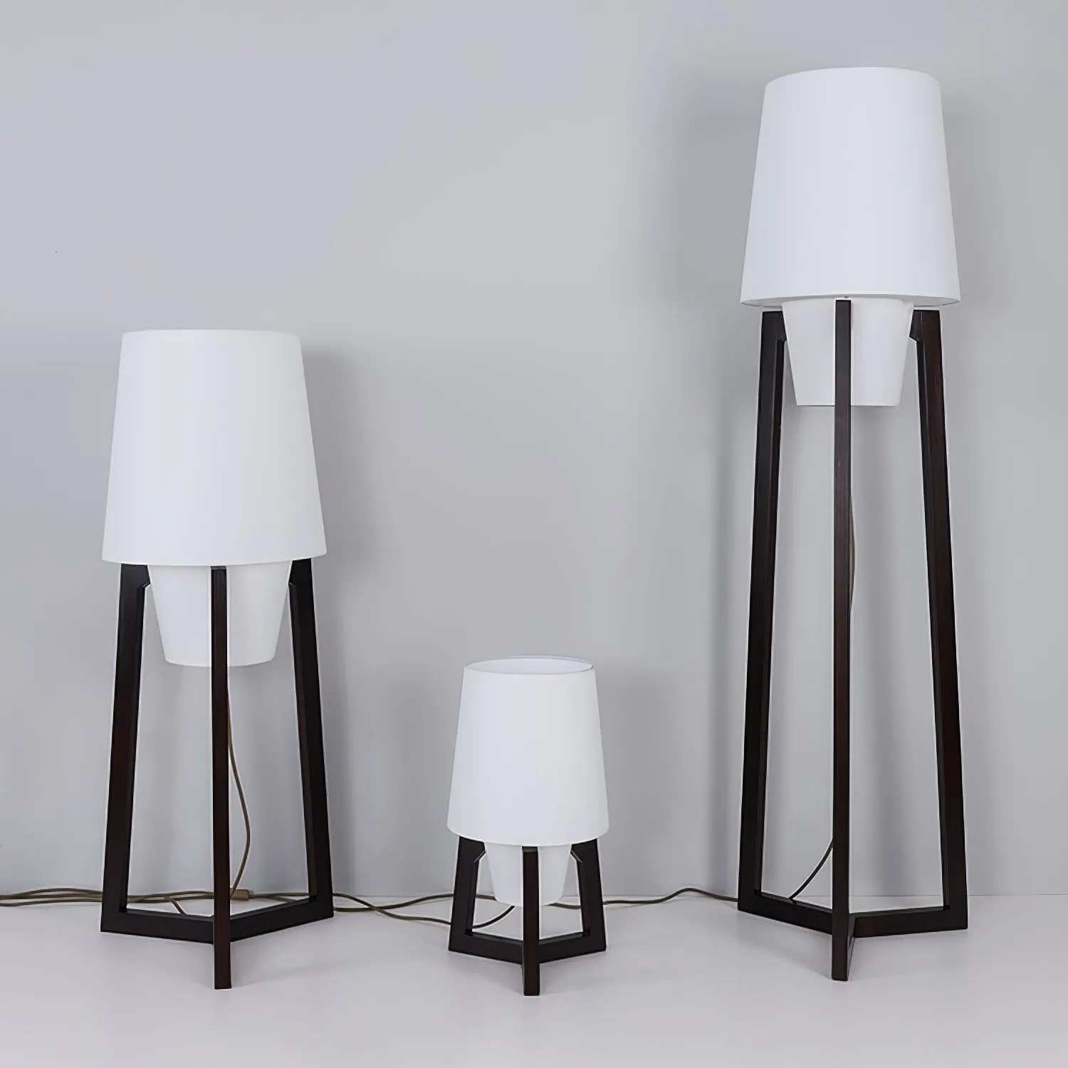 Modern Simple Chinese Style Solid Wood Floor Lamp M150