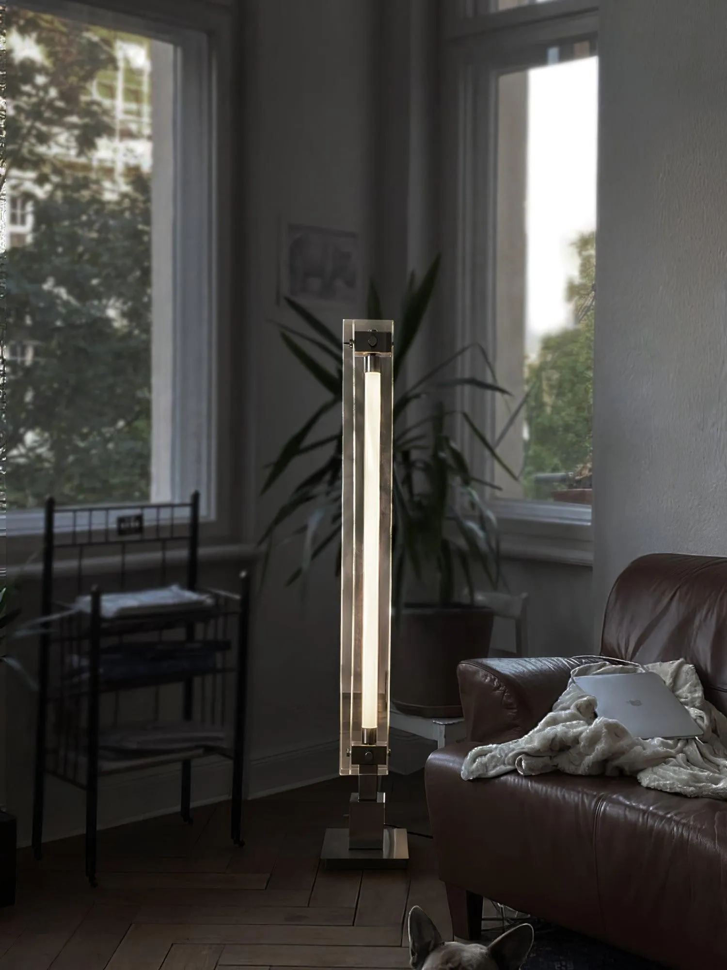 Industrial Style Minimalist Glass Floor Lamp S35