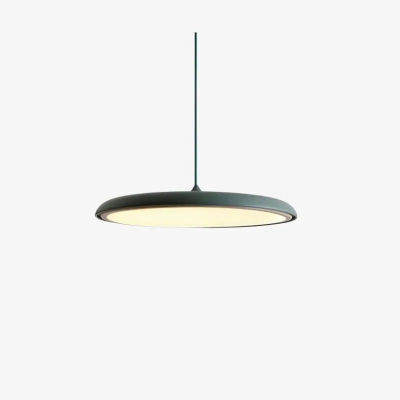 Astris Modern Disc Pendant Lighting - Soft Glow LED Hanging Light for Dining Room and Living Space T583