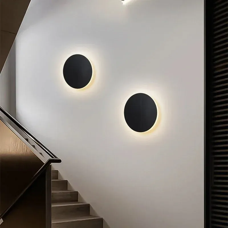 Modern Nordic Round Aluminum Minimalist LED Wall Light D767