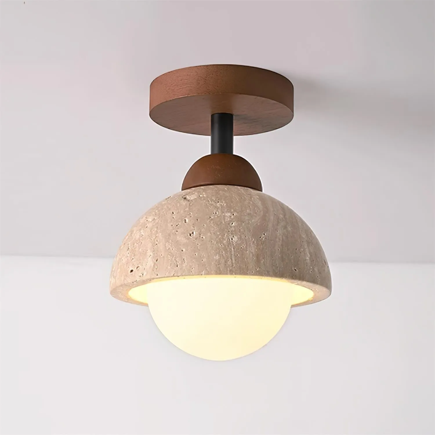 Vintage Travertine Aisle Ceiling Lamp M266