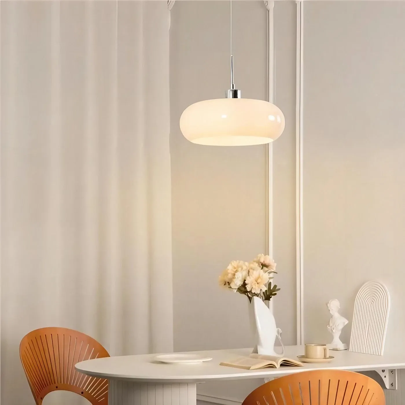 Nordic Bauhaus Glass Pendant Lamp S47