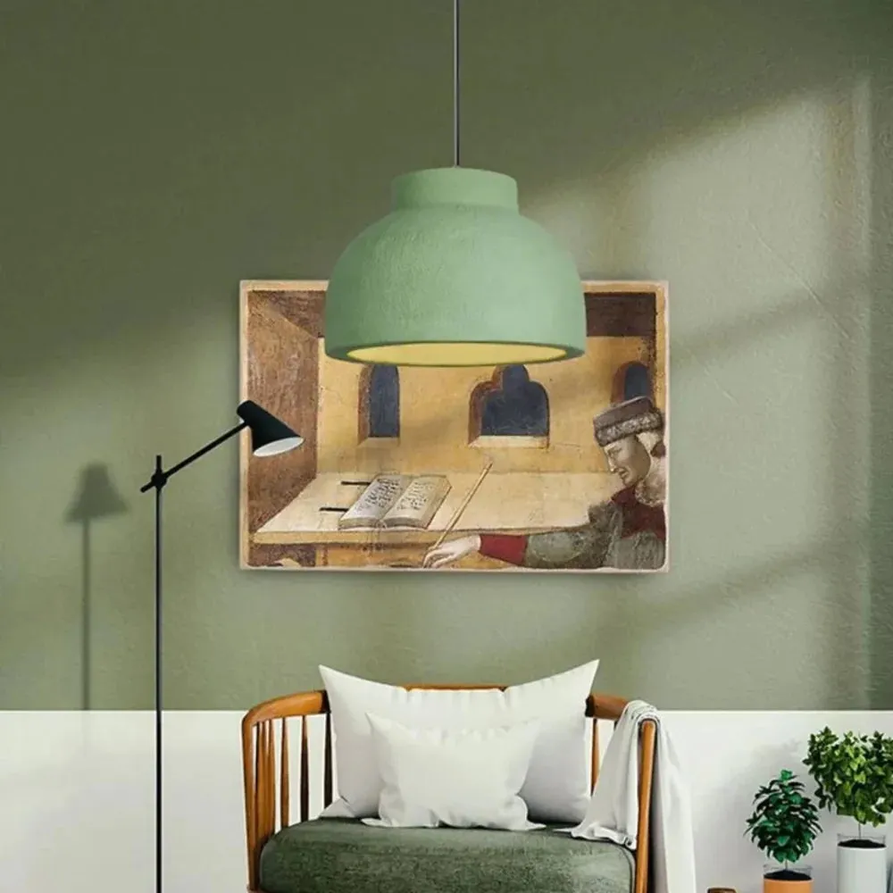 Nordic Bowl Minimalist Polystyrene Pendant Light D829