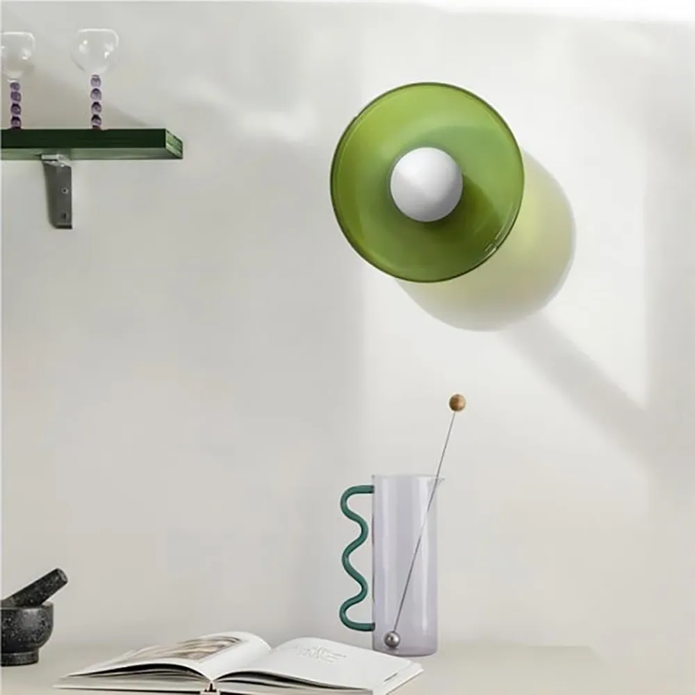 Modern Round Flush Mount Morandi Ceiling Lamp Wall Lamp S142