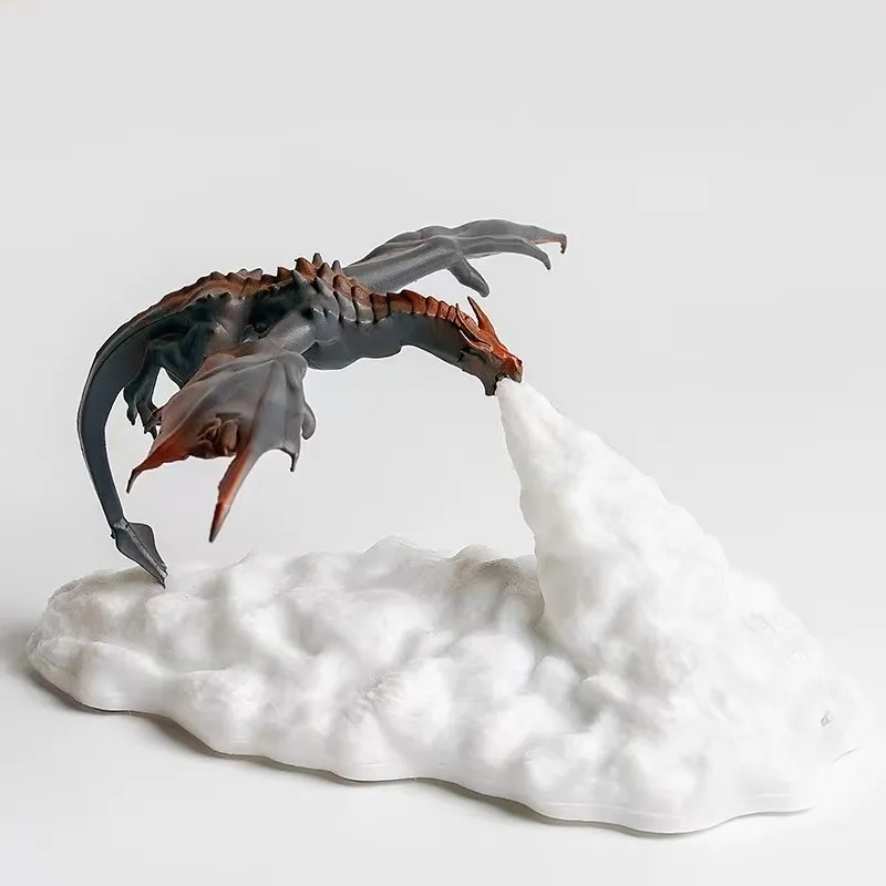 Creative 3D Printed Airplane Fire Dragon Table Lamp M99