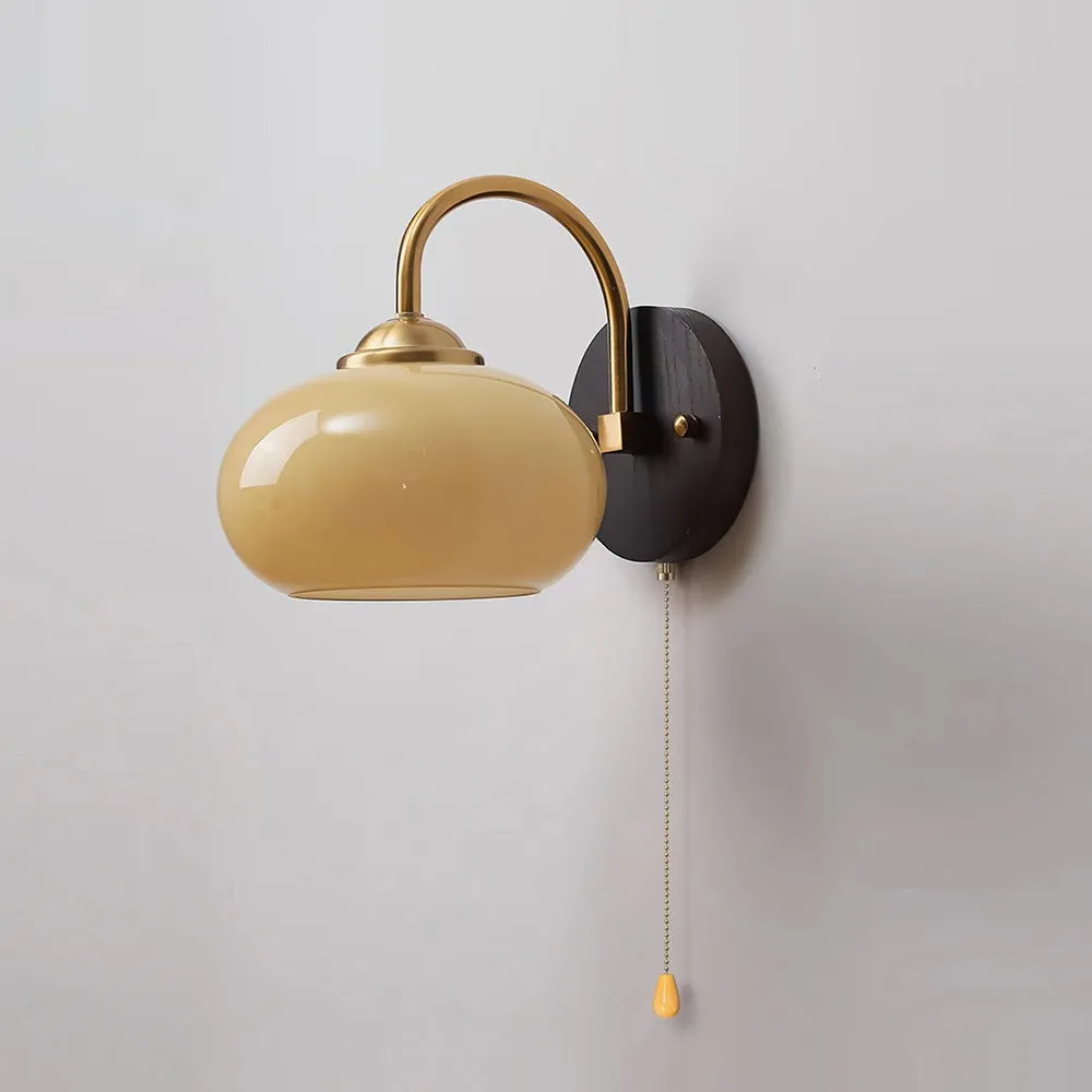 Cream Style Persimmon Wall Lamp P046
