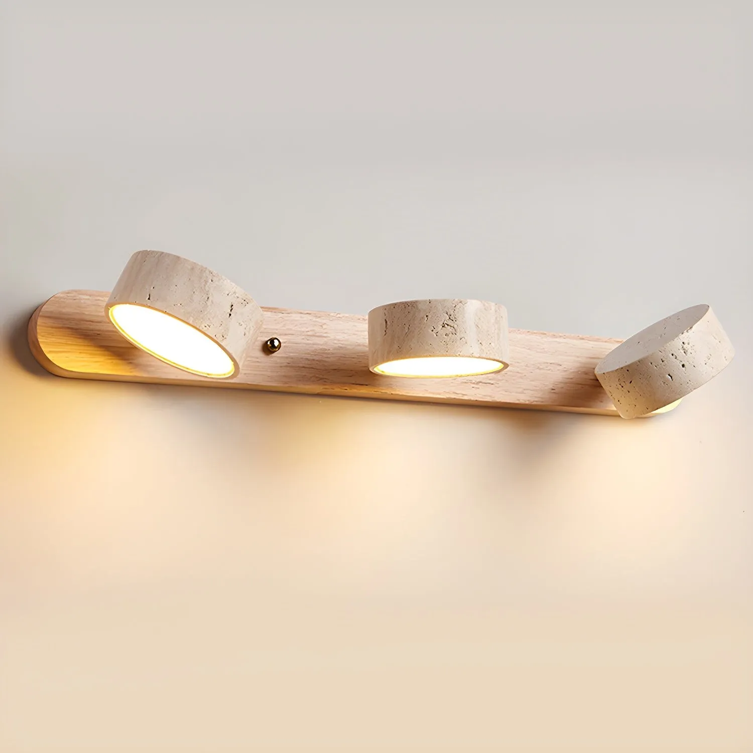 Natural Travertine Dual Wall Lamp G115