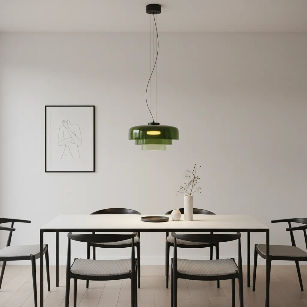 Nordic Celestial Glass Pendant Light D908