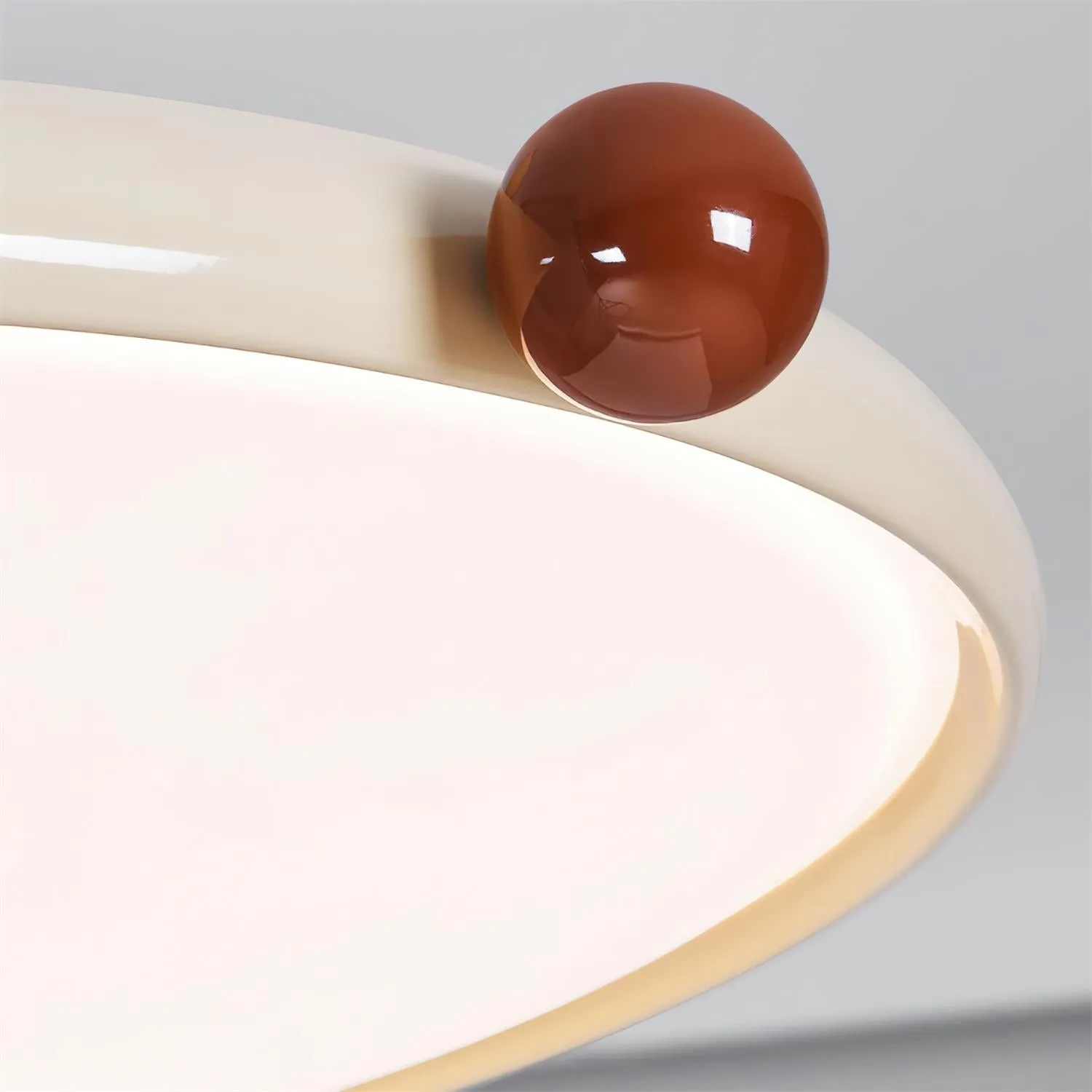 French Style Retro Round Flying Disc Ceiling Lamp M235