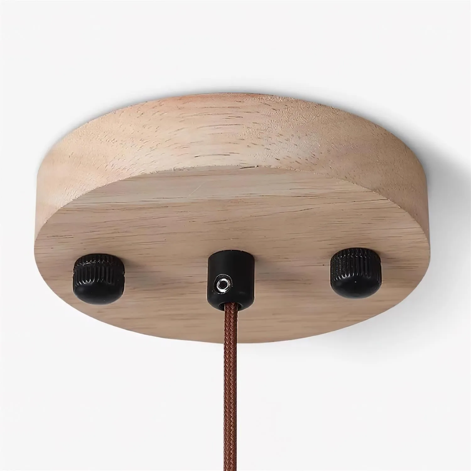 Modern Minimalist Wood Travertine Disc Pendant Light M241