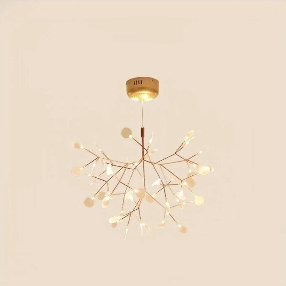 Scandinavian Branching LED Chandelier for Living Room