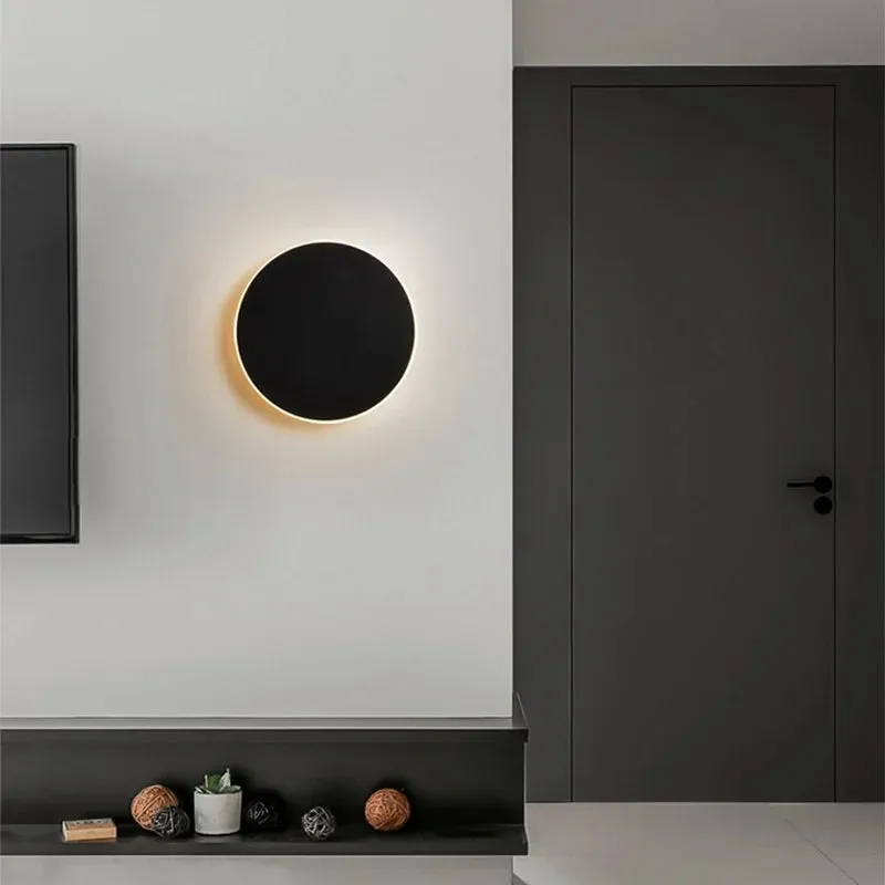 Modern Nordic Round Aluminum Minimalist LED Wall Light D767