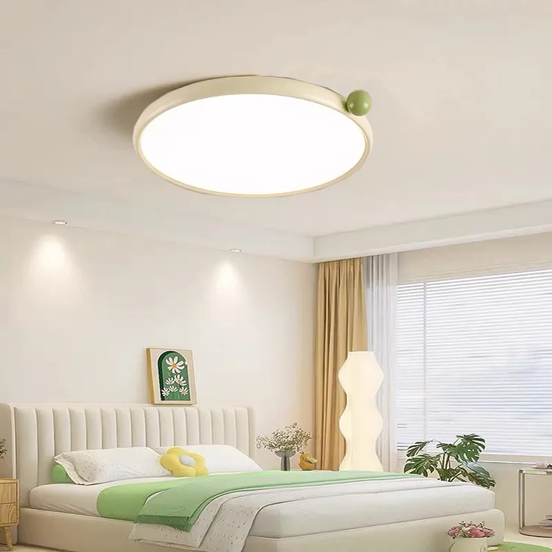 Minimalist Disc Cream Style Ultra-thin Ceiling Lamp M543