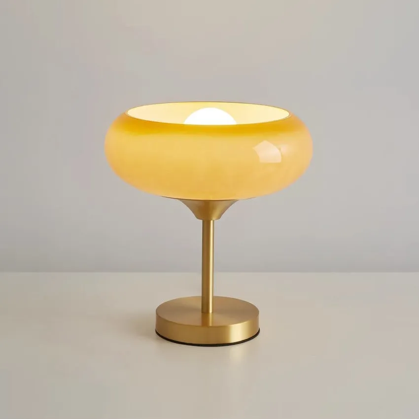 Egg Tart Glass Table Lamp D443
